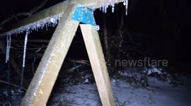 Ice storm aftermath in Metro Vancouver, BC, Canada