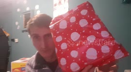 Opening Xmas Present to what is inside this gift I received from my big brother