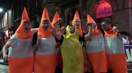 Wigan revellers party on annual Boxing Day night out dressing up in various fancy dress outfits