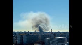 Japan: Large Fire Erupts At Chemical Plant In Eastern Tokyo
