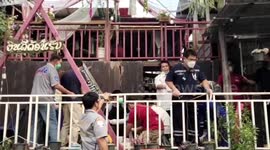 Restaurant collapses from weight of Christmas Eve revellers in northern Thailand