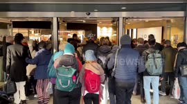 People rush to John Lewis & Partners store for Christmas Day (substitute day) sales in London