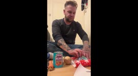 When you 'accidentally' send Santa your food shopping list instead of your son's Christmas wish list