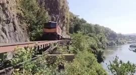 Tourist, 45, dies after falling from Thailand's Death Railway while 'taking pictures'
