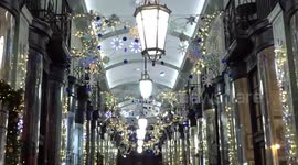 Christmas sparkle of Piccadilly Arcade in St James's - London