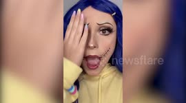 Talented young makeup artist creates bone-chilling looks - from Wednesday Addams & Pennywise to even a scary Santa