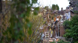 Shocking images show the result of a suspected gas explosion that ripped through a Worcestershire home