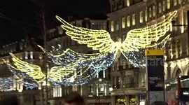 'Slippery surfaces' announcement at Oxford Circus station over Christmas