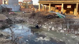 Sick man jumps into cold water to save two children