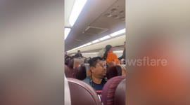 Flying fists! Passengers have punch-up on flight from Bangkok to India