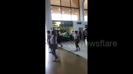 Chaos at Viru Viru Airport, Bolivia, as protest erupts to prevent transfer of arrested opposition leader