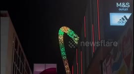 Wembley arch lit up in Brazil colors as football world mourns the death of Pele