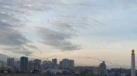 Russia fires dozens of missiles at Ukrainian major cities; injuries, power outages caused
