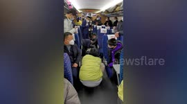 Two doctors rescue elderly man who faints on train after contracting COVID-19