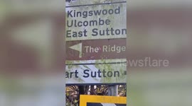 UK window cleaner spruces up road signs in his spare time in a bid to improve safety