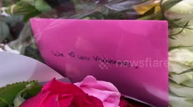 Messages of love for Vivienne Westwood outside her home in south London