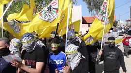 Palestinians injured during clashes with Israeli security forces at weekly protest march