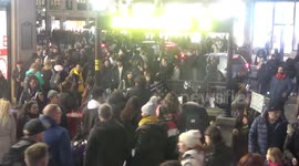 End-of-year shoppers swarm London's West End