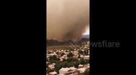 Rapid wildfires trigger mass evacuation in Chilean towns