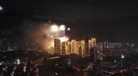 Grand fireworks in Makati City as Philippines welcomes  2023