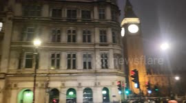 Whitehall closed off before New Year's fireworks