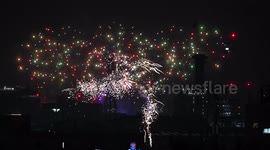 New Years Eve Fireworks 2023. London, UK. 01 January 2023