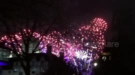 Stunning New Year fireworks celebrate the arrival of 2023 in central London