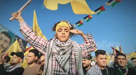 Thousands of Fatah supporters hold rally marking 58th anniversary in Gaza