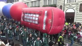 Huge crowds turn out for London’s New Year’s Day parade