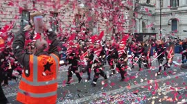 Sights and sounds from London's annual New Year's Day parade