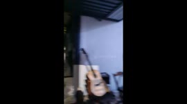 Brazilian musician singing an Italian song in a birthday party