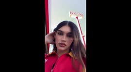 Supermarket cashier goes viral for uncanny resemblance to BOTH Dua Lipa and Hailey Bieber. Part 1
