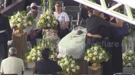 Pelé coffin arrives at funeral in São Paulo, Brazil