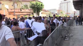 Thousands line up to attend Pele’s funeral in Brazil