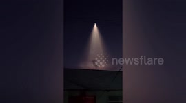 Mysterious 'UFO' illuminates sky over northern China