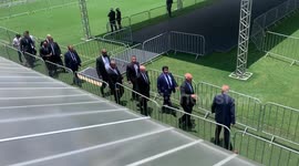 FIFA President Gianni Infantino leaves Vila Belmiro after Pele's wake