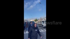 Funerals of the three Kurdish killed in Paris are held in Villiers-le-Bel, France