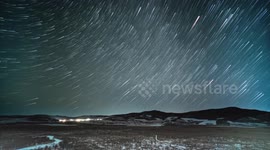 Dazzling Gemini meteor shower lights up night sky in northern China