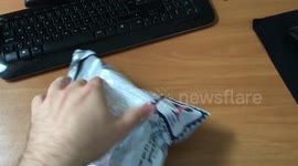 Just opening a parcel