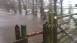 River Rothay bursts its banks