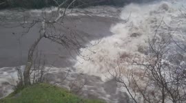 Flooding on the River Wear, Weardale.