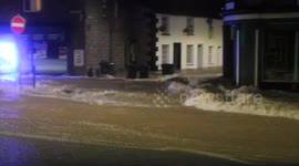 Dangerous flood waters tear through Kendal Cumbria