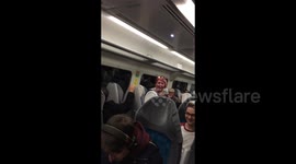 Woman performs hilarious version of 'Delilah' on a train
