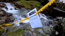 Landslip in Lake District amid Storm Desmond