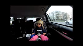 Kid sings the chorus of Macklemore's Downtown