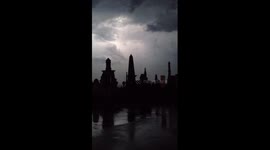 Lightening storm hits Sydney