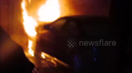 Firefighters Respond to Car Fire