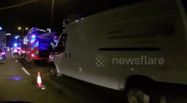 Severe delays after two car collision on M4 Motorway in London