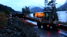 1000 Tons of rubble removed from A591 at Thirlmere