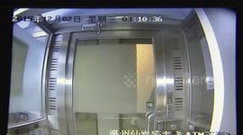 Funny young man demonstrates full preparation in ATM robbery